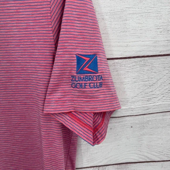 FootJoy Golf Polo Shirt XL Striped Performance Stretch Athletic - Picture 4 of 9